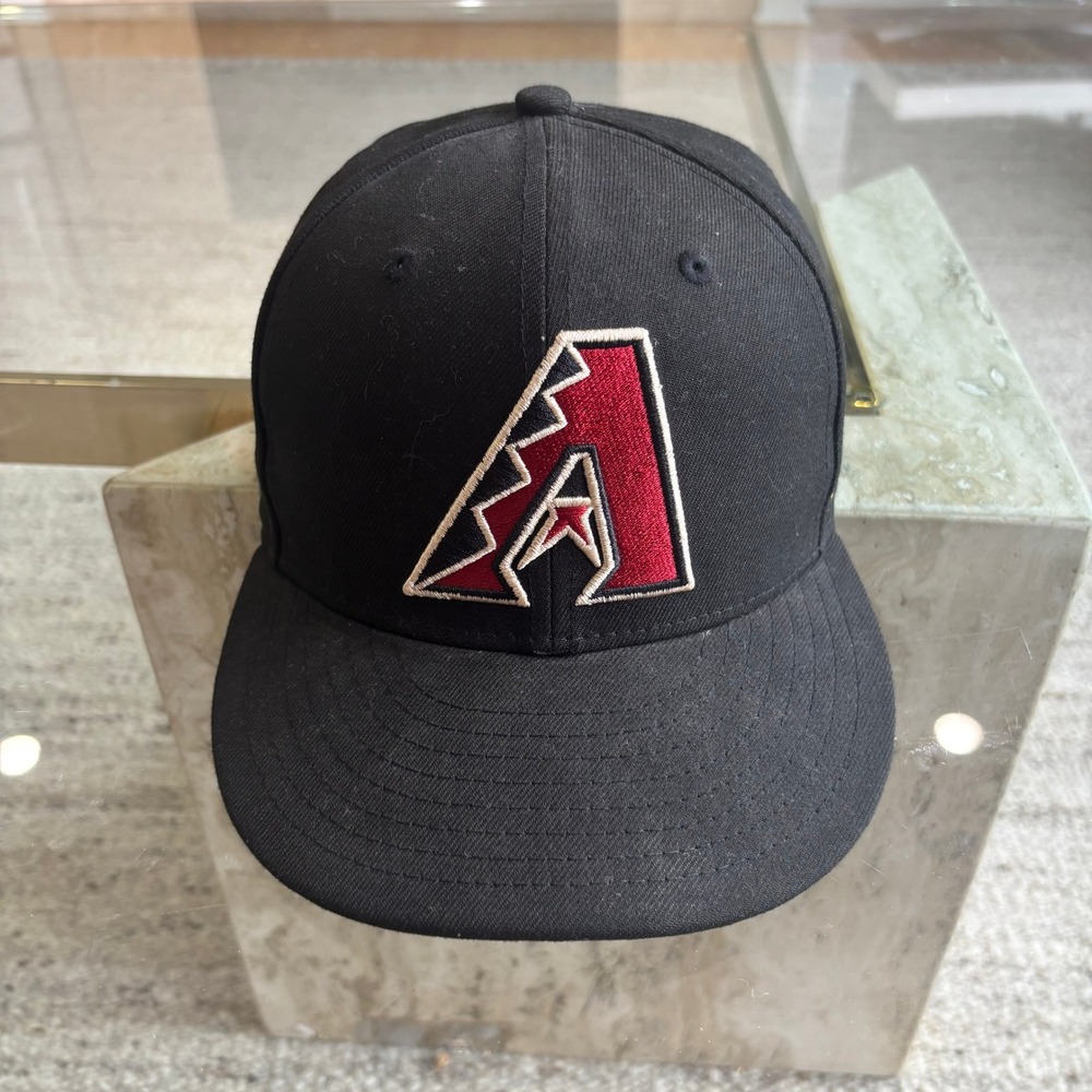 New Era Arizona Diamondbacks Hat Mens 7 Black 100th Anniversary 59FIFTY Cap